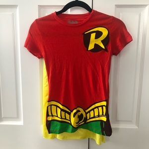 Robin Costume Shirt With Cape